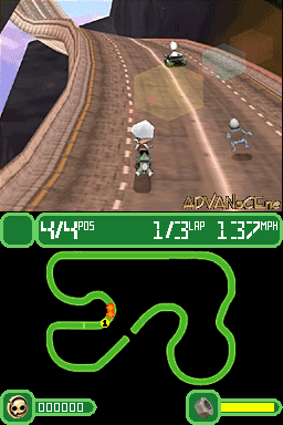Crazy Frog Racer screenshot 3 for Nintendo DS